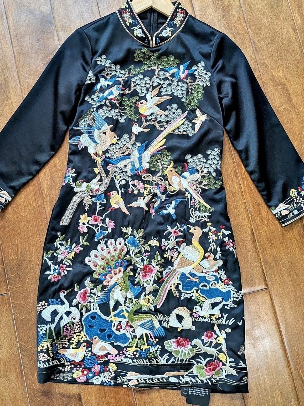 Occoyeah OCCYEYAN embroidered mini dress Embroidered Mini Dress in Black Size